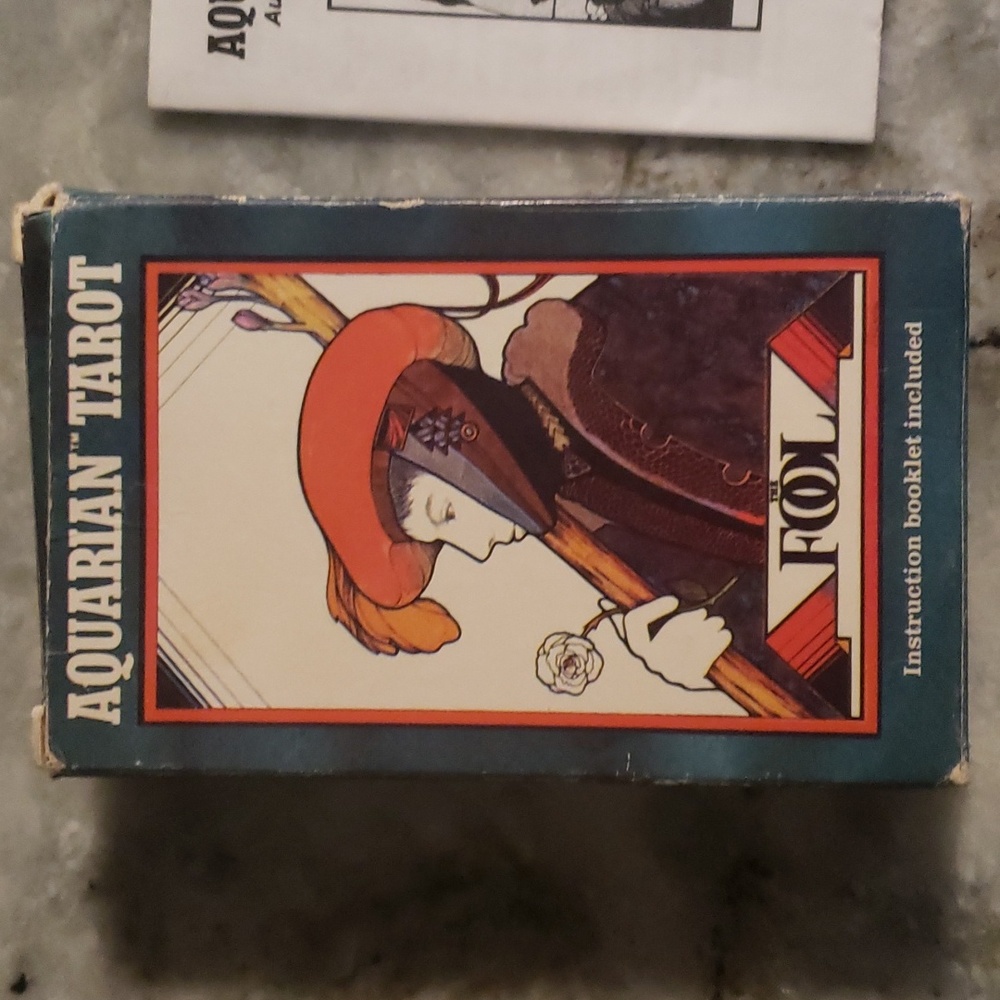 1970s Aquarian Tarot deck "FOOL" Complete Deck. *RARE*